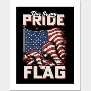 This Is My Pride Flag | USA Flag Posters and Art